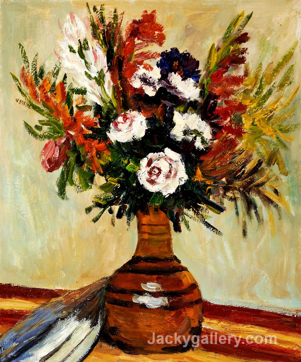 Rose in a Vase by Pierre Auguste Renoir paintings reproduction